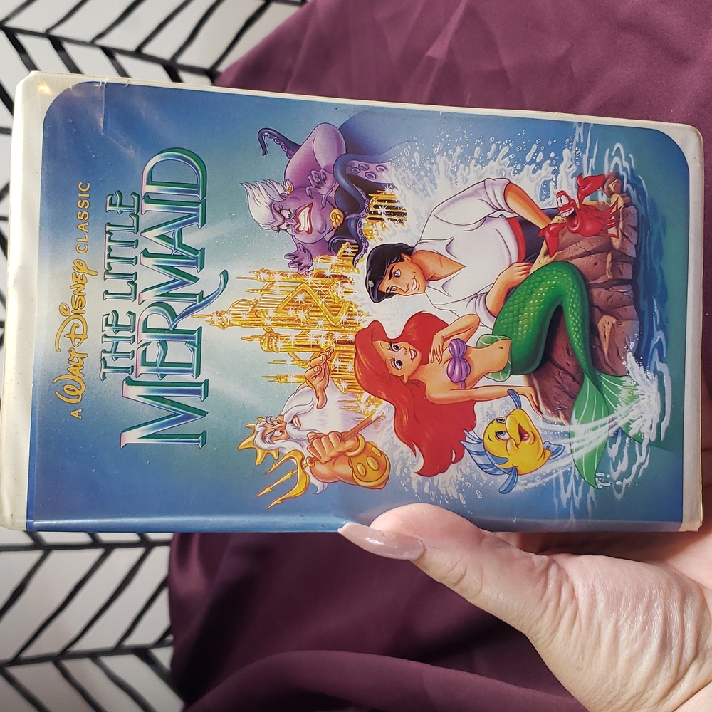 Original The Little Mermaid VHS, Black Diamond,  banned cover
